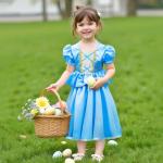 Princess Dress Up Set with Cape for Girls