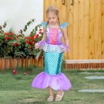 Princess Dress Up Set with Cape for Girls