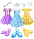 Meland Princess Dress Up Set for Girls