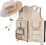 Kids Explorer Vest and Hat Set for Adventure