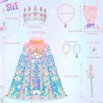 Meland Princess Dress Up Set for Girls