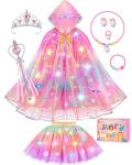 Unicorn Light-Up Princess Dress and Cape Set