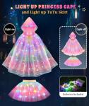 Unicorn Light-Up Princess Dress and Cape Set