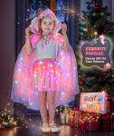 Unicorn Light-Up Princess Dress and Cape Set