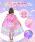 Unicorn Light-Up Princess Dress and Cape Set