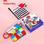 Hahaland High Contrast Baby Sensory Books (2-Pack)