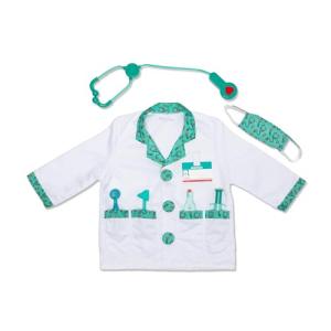 Melissa & Doug 8-Piece Doctor Dress-Up Set