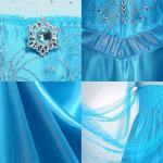 Elsa Dress Up Costume for Girls with Accessories