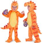 Orange Dinosaur T-Rex Costume with Toy Egg