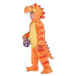 Orange Dinosaur T-Rex Costume with Toy Egg