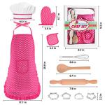 Kids Chef Costume Set with Apron and Hat