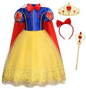 COTRIO Princess Dress-Up Costume for Girls 4T