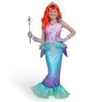 Purple Mermaid Dress-Up Costume for Girls 4-6