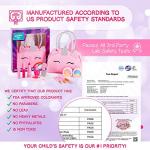 Unicorn Makeup Kit for Kids with Purse