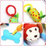 Joyshare Soft Animal Rattle Hanging Toys for Babies