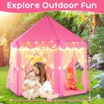 Princess Castle Play Tent with Star Lights