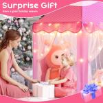 Princess Castle Play Tent with Star Lights