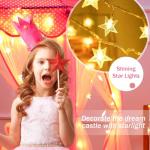 Princess Castle Play Tent with Star Lights