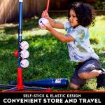Kids Adjustable Batting Tee - 2-in-1 Fun