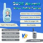 Rechargeable Video Walkie Talkies for Kids