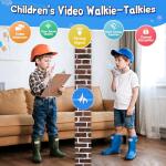 Rechargeable Video Walkie Talkies for Kids