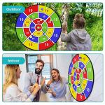 Large Dart Board with Sticky Balls for Kids