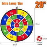 Large Dart Board with Sticky Balls for Kids