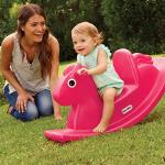 Magenta Little Tikes Rocking Horse for Kids