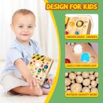 Montessori Busy Board for Toddlers - Yellow