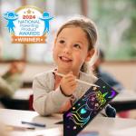 Rainbow Scratch Paper Art Set for Kids