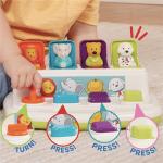Battat Cause and Effect Animal Color Sorting Toy