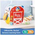 Ms. Rachel Sensory Learning Farm Plush Baby Book