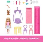 Barbie Chelsea Dollhouse with Accessories and Slide