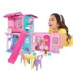 Barbie Chelsea Dollhouse with Accessories and Slide