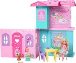 Barbie Chelsea Dollhouse with Accessories and Slide