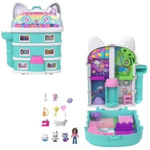 Polly Pocket Gabby’s Dollhouse Playset with Pets