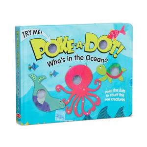 Melissa & Doug Interactive Ocean Poke-a-Dot Book