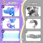 LED Animal Pop Tubes - 6 Pack Sensory Fidget