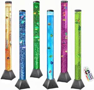 4FT Sensory Fish Bubble Tube Night Light Lamp