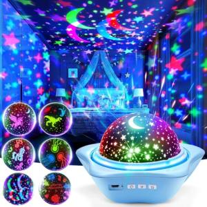 Fire Night Light Projector with Star Films