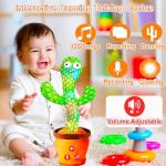 Talking Dancing Cactus Toy for Kids
