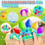 Dinosaur Color Sorting Sensory Toy for Kids