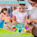 Dinosaur Color Sorting Sensory Toy for Kids