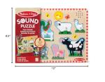 Melissa & Doug Farm Animals Sound Puzzle Set