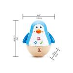 Colorful Penguin Musical Wobbler Toy for Kids