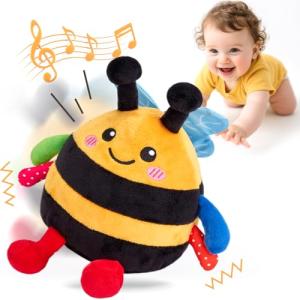 Musical Dancing Bee Plush Toy for Babies
