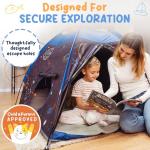 Cozy Blackout Sensory Tent for Kids 51"x51