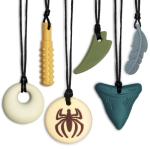 6 Pack Chew Necklaces for Sensory Kids