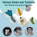 6 Pack Chew Necklaces for Sensory Kids