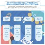 HOSUKKO 5lbs Blue Dinosaur Weighted Blanket